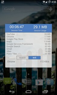 Internet Speed Meter Lite 1.7.0. Скриншот 1