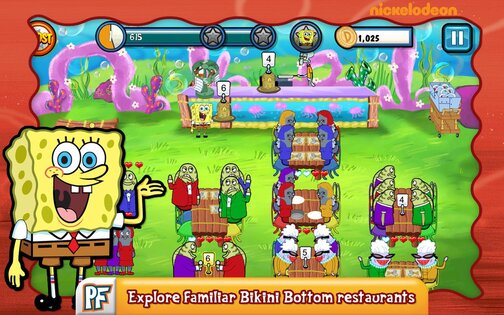 SpongeBob Diner Dash 3.25.3. Скриншот 4