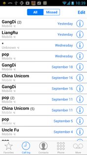 iOS 7 Contact / Dialer 1.4. Скриншот 2