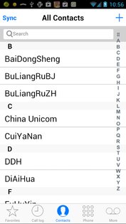 iOS 7 Contact / Dialer 1.4. Скриншот 3