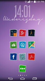 Crushed Paper HD Theme 1.0. Скриншот 1