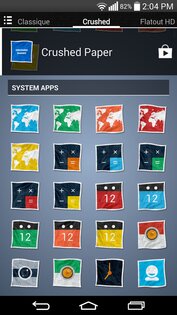 Crushed Paper HD Theme 1.0. Скриншот 4
