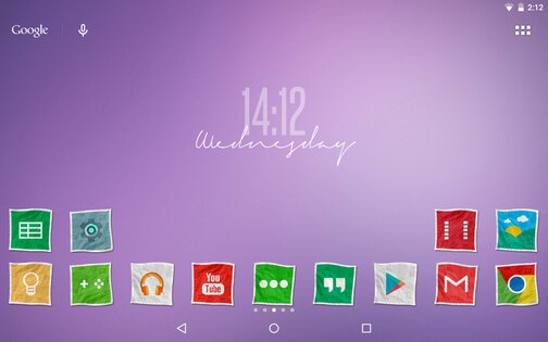 Crushed Paper HD Theme 1.0. Скриншот 8