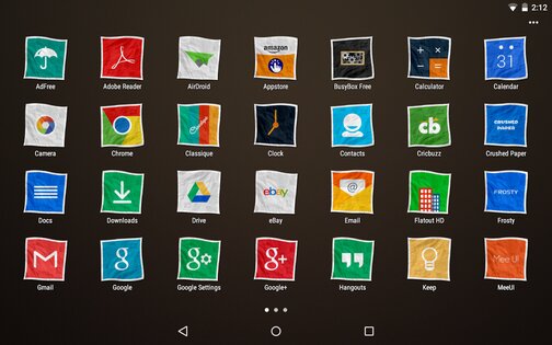 Crushed Paper HD Theme 1.0. Скриншот 9