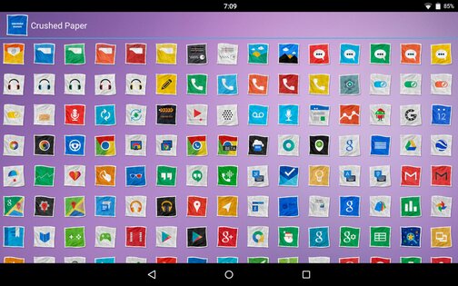 Crushed Paper HD Theme 1.0. Скриншот 10