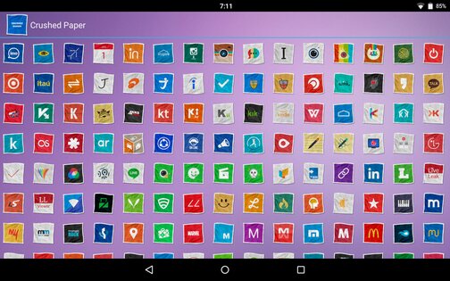 Crushed Paper HD Theme 1.0. Скриншот 12