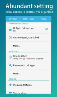 HI App Lock 2.7. Скриншот 3