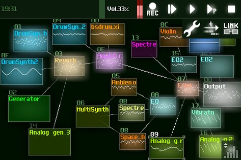 SunVox 1.9.4c. Скриншот 1