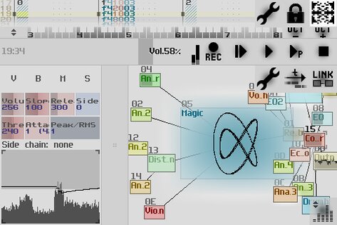 SunVox 1.9.4c. Скриншот 2