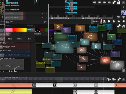 SunVox 1.9.4c. Скриншот 6