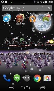 Christmas Santa Lite Live Wallpaper 5.4.2. Скриншот 1