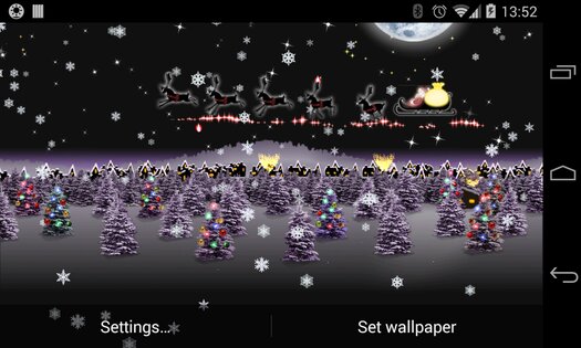 Christmas Santa Lite Live Wallpaper 5.4.2. Скриншот 4