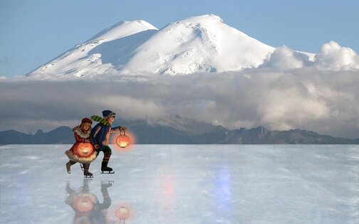 Рождественский каток живые обои 3.0.0.8. Скриншот 9