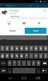 Twimight 1.1.10. Скриншот 2