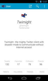 Twimight 1.1.10. Скриншот 4