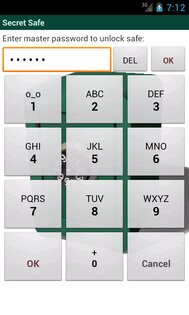 Secret Safe Lite 4.0.2. Скриншот 4