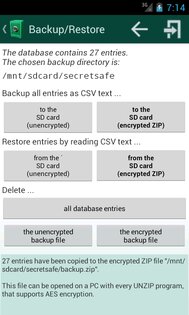 Secret Safe Lite 4.0.2. Скриншот 5