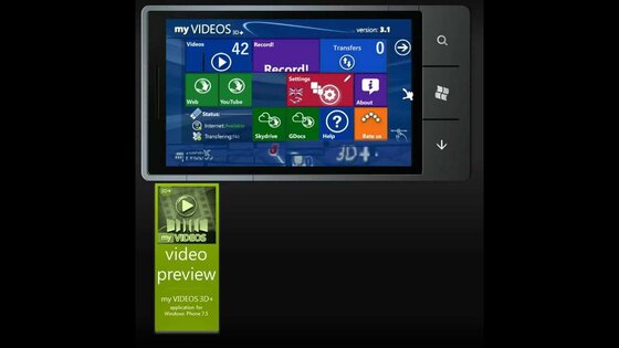 myVideos 3D+ 3.1.0.0. Скриншот 2