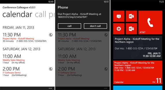 Conference Calleague 3.5.0.0. Скриншот 2