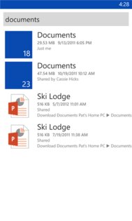 OneDrive. Скриншот 3