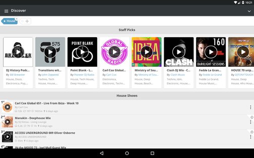 Mixcloud – радио и DJ-миксы 39.0.1. Скриншот 9
