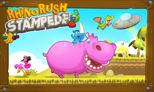 Rhino Rush Stampede 1.1. Скриншот 1
