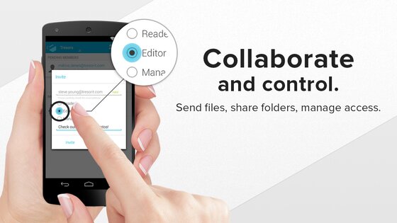 Tresorit – зашифрованное облачное хранилище 3.5.1707.4630. Скриншот 8