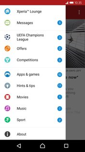 Xperia Lounge 3.4.10. Скриншот 3