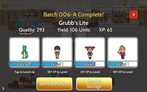 Fiz : Brewery Management Game 1.0 / Mod / ARMv6. Скриншот 5