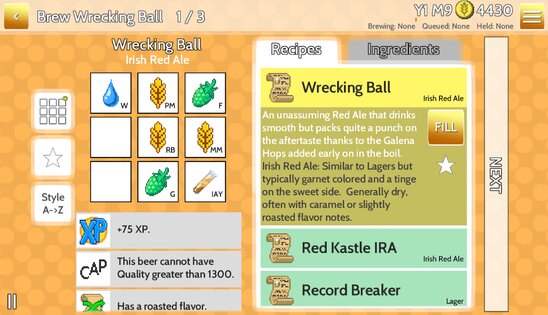 Fiz : Brewery Management Game 1.0 / Mod / ARMv6. Скриншот 18