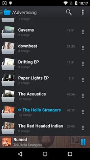 PlayerPro Blue Wonder Skin 4.6. Скриншот 7