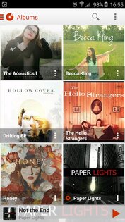 PlayerPro Cloudy Red Skin 4.5. Скриншот 1