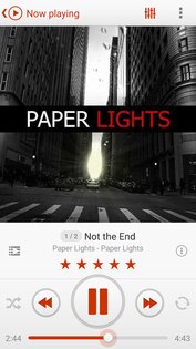 PlayerPro Cloudy Red Skin 4.5. Скриншот 2