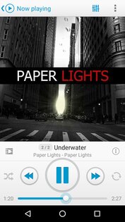 PlayerPro Cloudy Skin 4.5. Скриншот 2