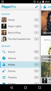 PlayerPro Cloudy Skin 4.5. Скриншот 4
