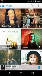 PlayerPro Cloudy Skin 4.5. Скриншот 5