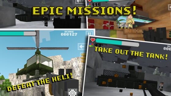 Block Gun 3D: Ghost Ops 1.4.0. Скриншот 2
