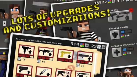 Block Gun 3D: Ghost Ops 1.4.0. Скриншот 4