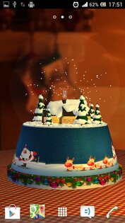 Snow Globe 3D Live Wallpaper v1.0. Скриншот 3