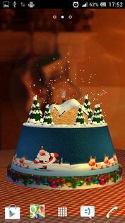 Snow Globe 3D Live Wallpaper v1.0. Скриншот 4