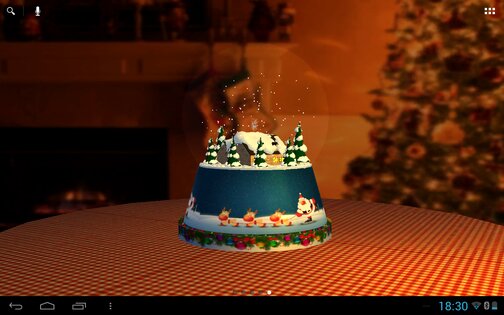 Snow Globe 3D Live Wallpaper v1.0. Скриншот 7