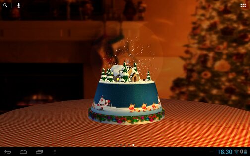 Snow Globe 3D Live Wallpaper v1.0. Скриншот 8