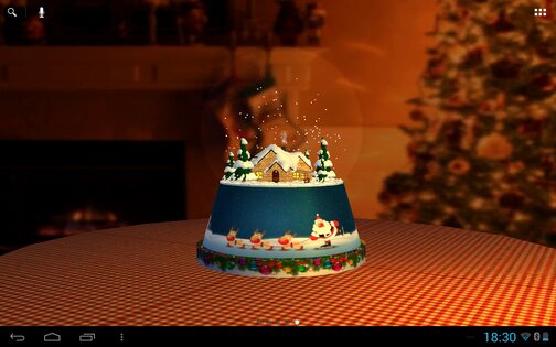 Snow Globe 3D Live Wallpaper v1.0. Скриншот 9