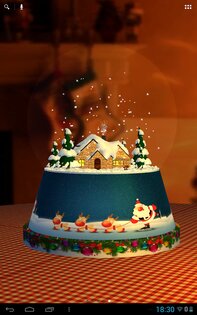 Snow Globe 3D Live Wallpaper v1.0. Скриншот 10