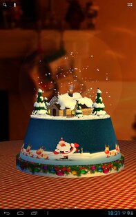 Snow Globe 3D Live Wallpaper v1.0. Скриншот 11