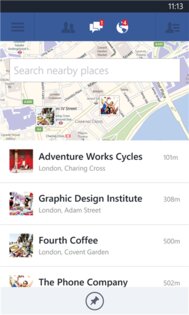 Facebook*. Скриншот 1