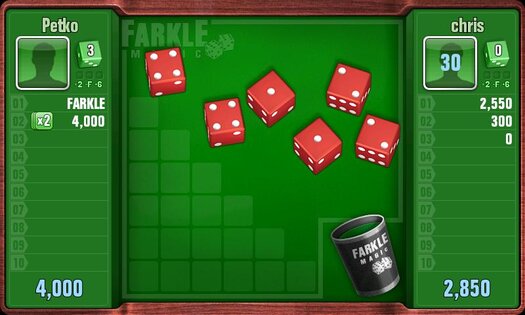 Farkle 1.2.6. Скриншот 5