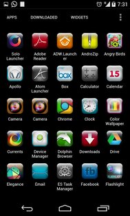 Glass HD(apex,nova,adw,holo,atom) 1.0. Скриншот 3
