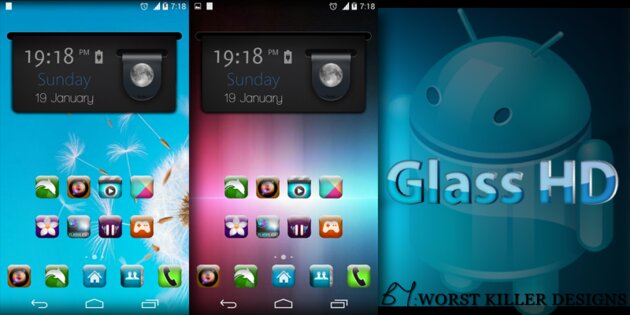 Glass HD(apex,nova,adw,holo,atom) 1.0. Скриншот 6