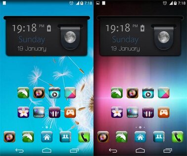 Glass HD(apex,nova,adw,holo,atom) 1.0. Скриншот 9